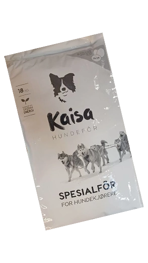 Kaisa koiran täysravinto, pakkauskuva.